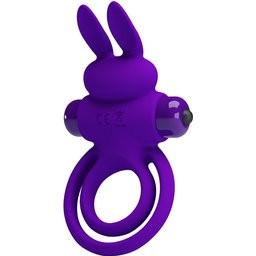 - Anneau pénien rabbit vibrant - Violet