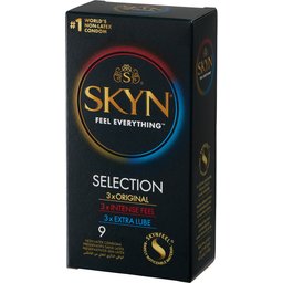Selection Préservatifs sans Latex 9 pcs