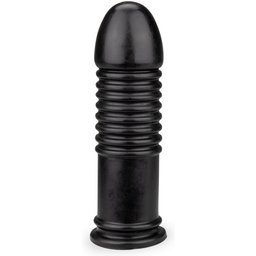 Plug XXL strié pour insertion anale extrême