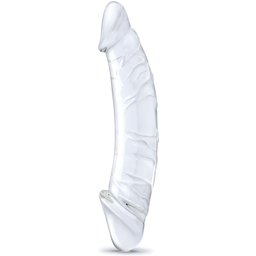 Double Dong en Verre Girthy Realistic