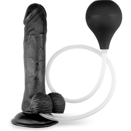 Gode godemichet ventouse éjaculateur réaliste 23,0cm gode vaginal ou anal homme ou femme - Noir