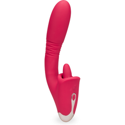 Vibromasseur rabbit va-et-vient et cunnilingus Flore
